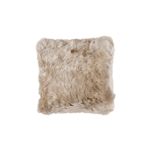 Nappa Longwool Cushion - Sheepskin Cushion Single Sided Longwool Sheepskin - Ozwool.com.au Australian Sheepskin Products
